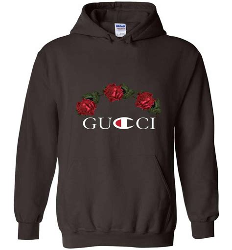 gucci hoodie black and red|gucci champion collab hoodie.